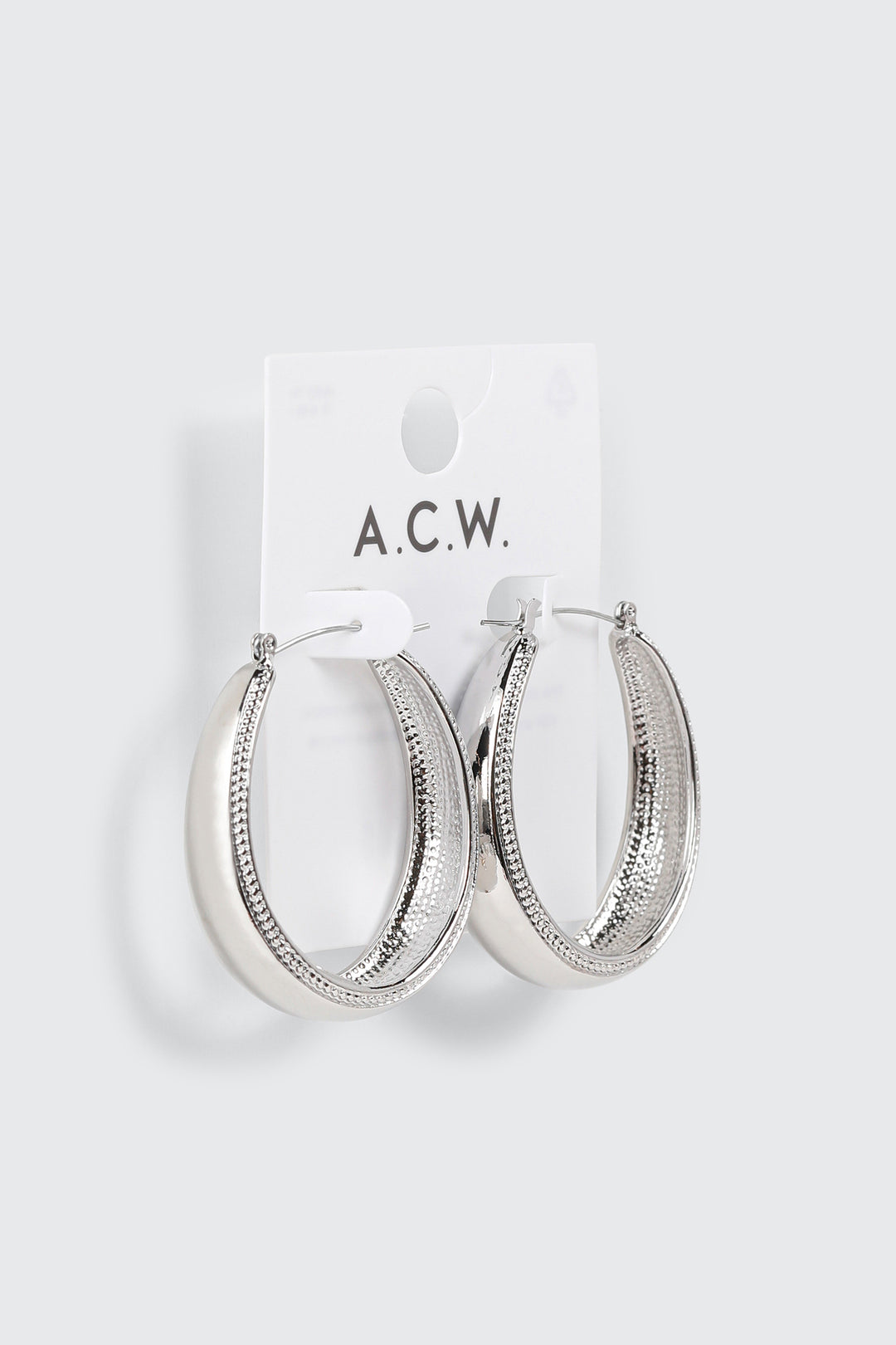 Textured Band Hoops