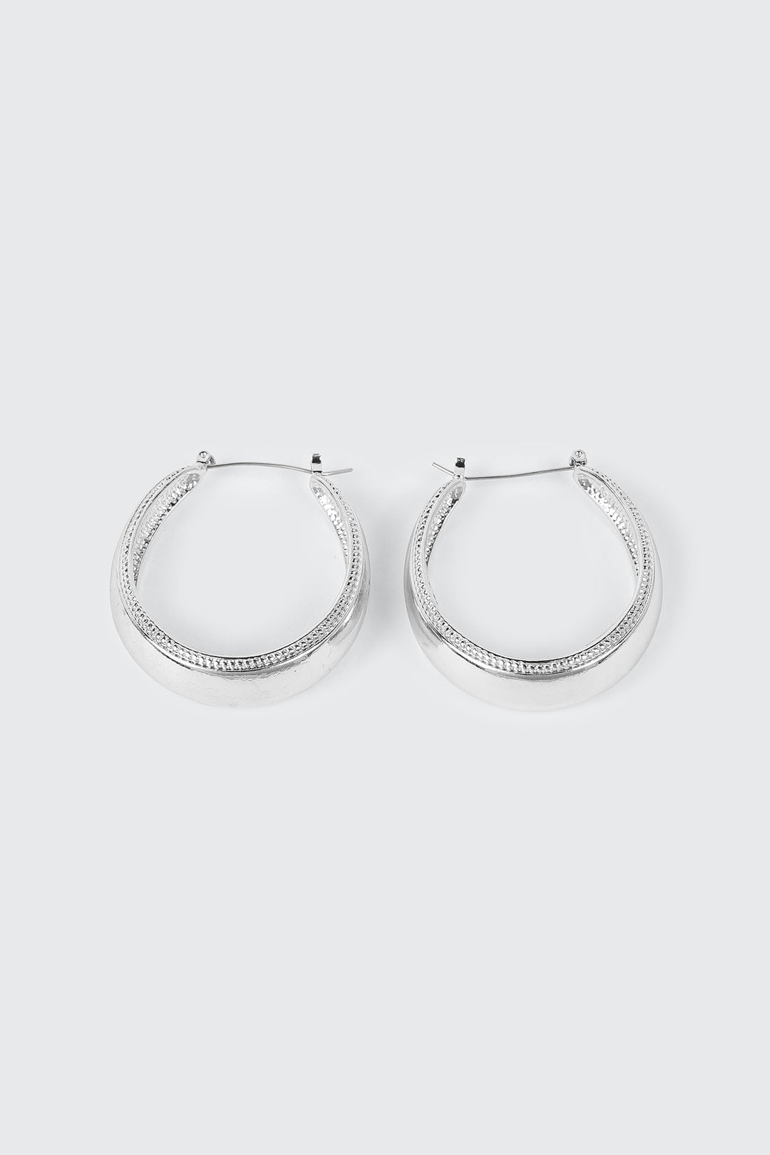 Textured Band Hoops