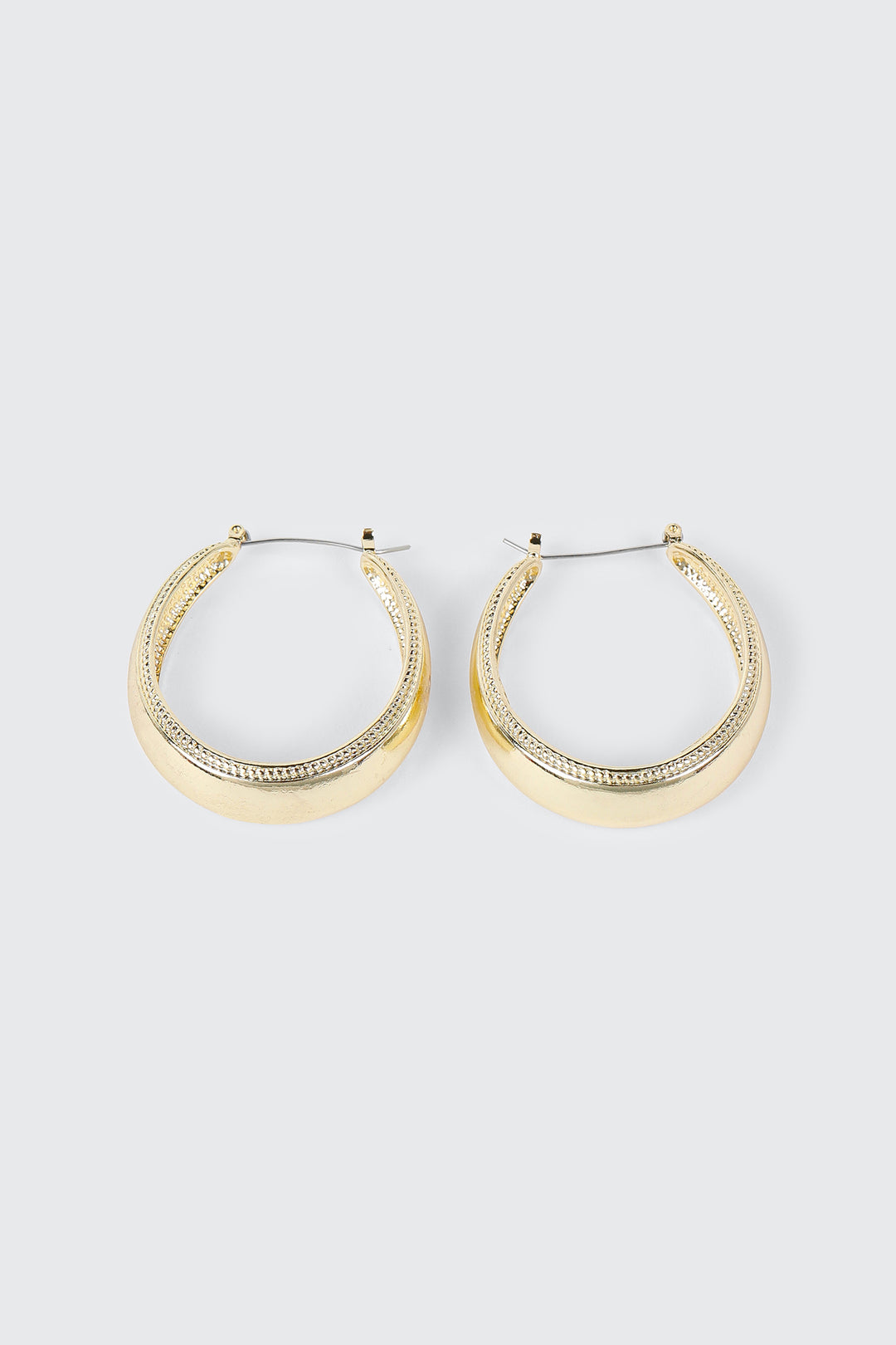 Textured Band Hoops