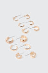 6-Pack Mini Hoop Earrings