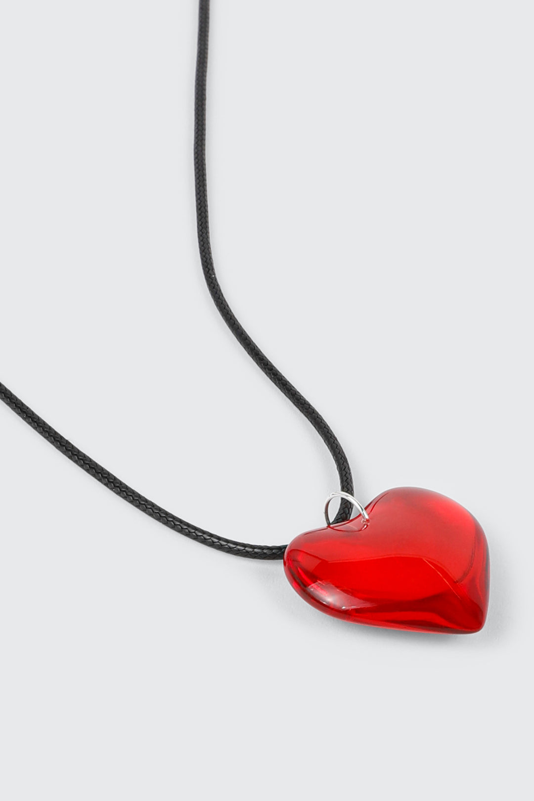Heart Pendant Cord Necklace