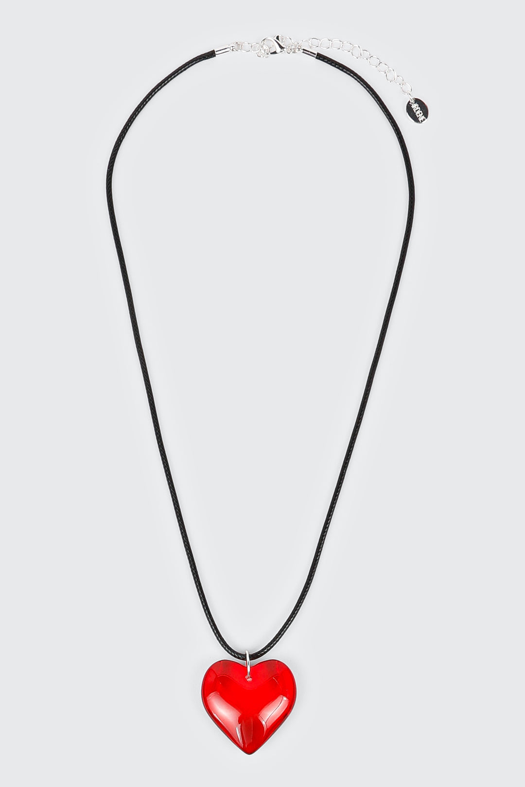 Heart Pendant Cord Necklace