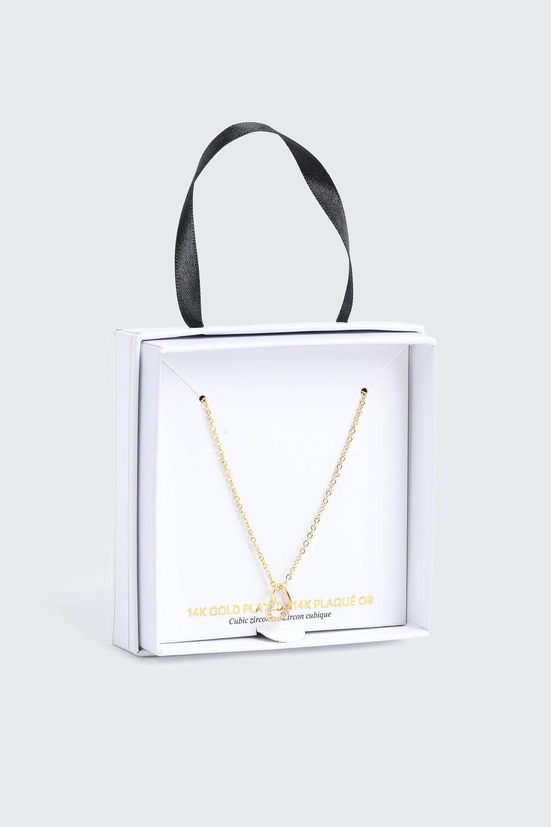 Collier coeur plaqué or 14K 
