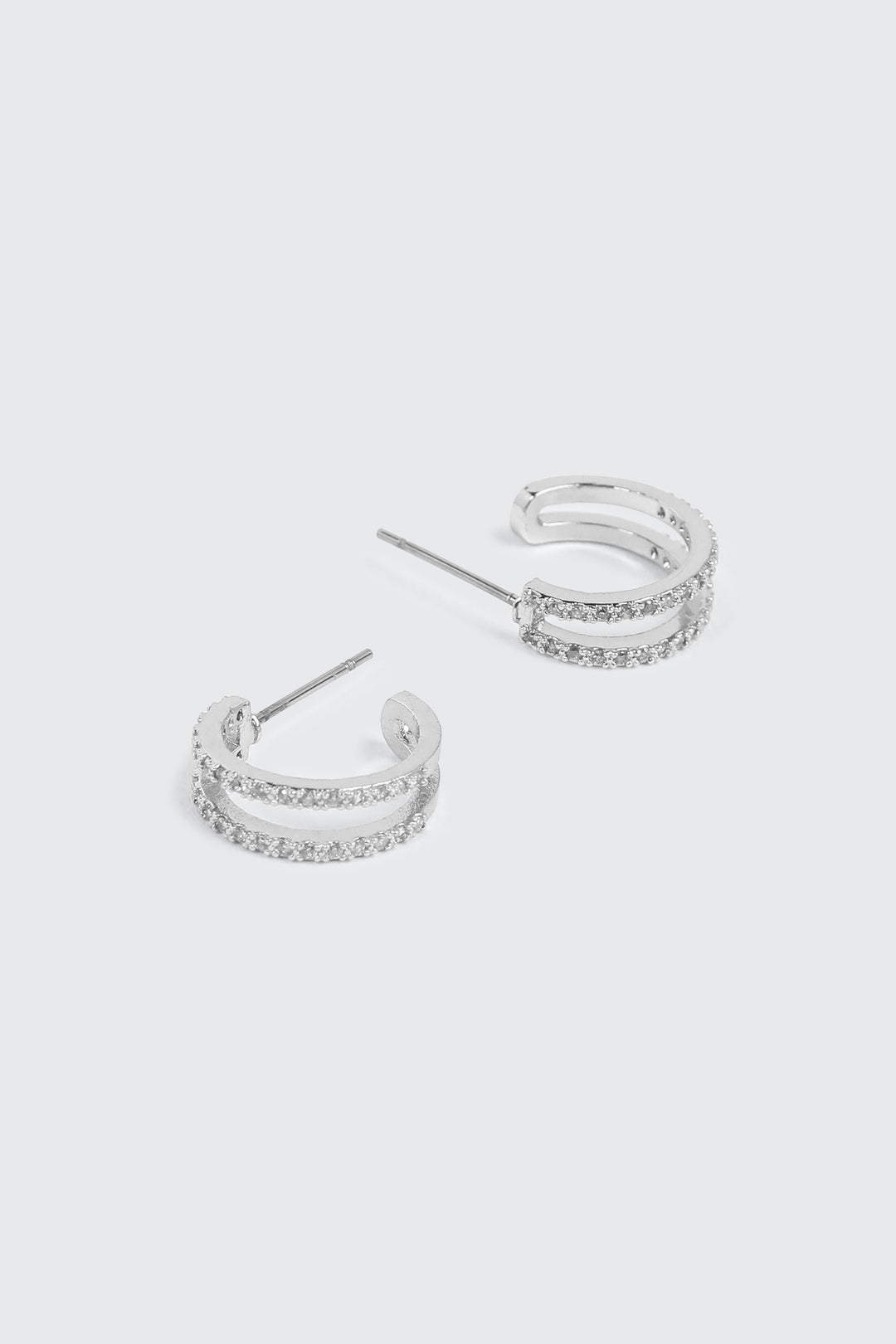 Boucles d'oreilles anneaux plaquées or 14K