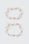Bracelets extensibles en pierre semi-précieuse