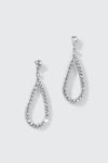 Rhinestone Teardrop Earrings