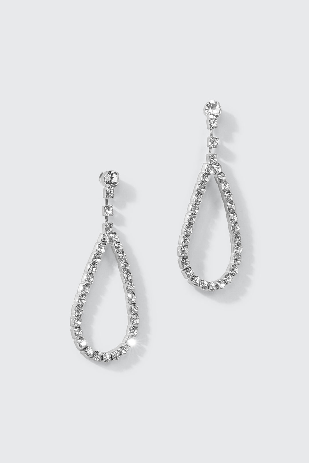 Boucles d'oreilles goutte à pierres du Rhin