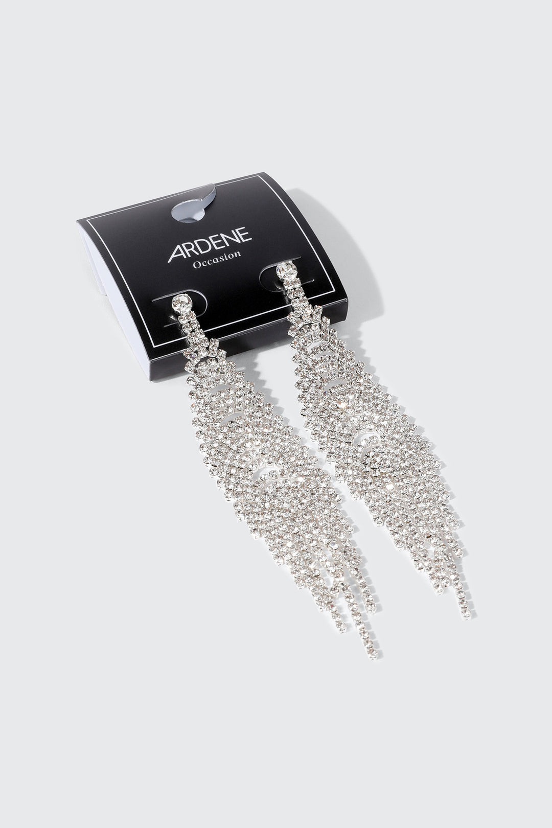Boucles d'oreilles à franges en pierres du Rhin