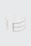3 Row Rhinestone Bracelet
