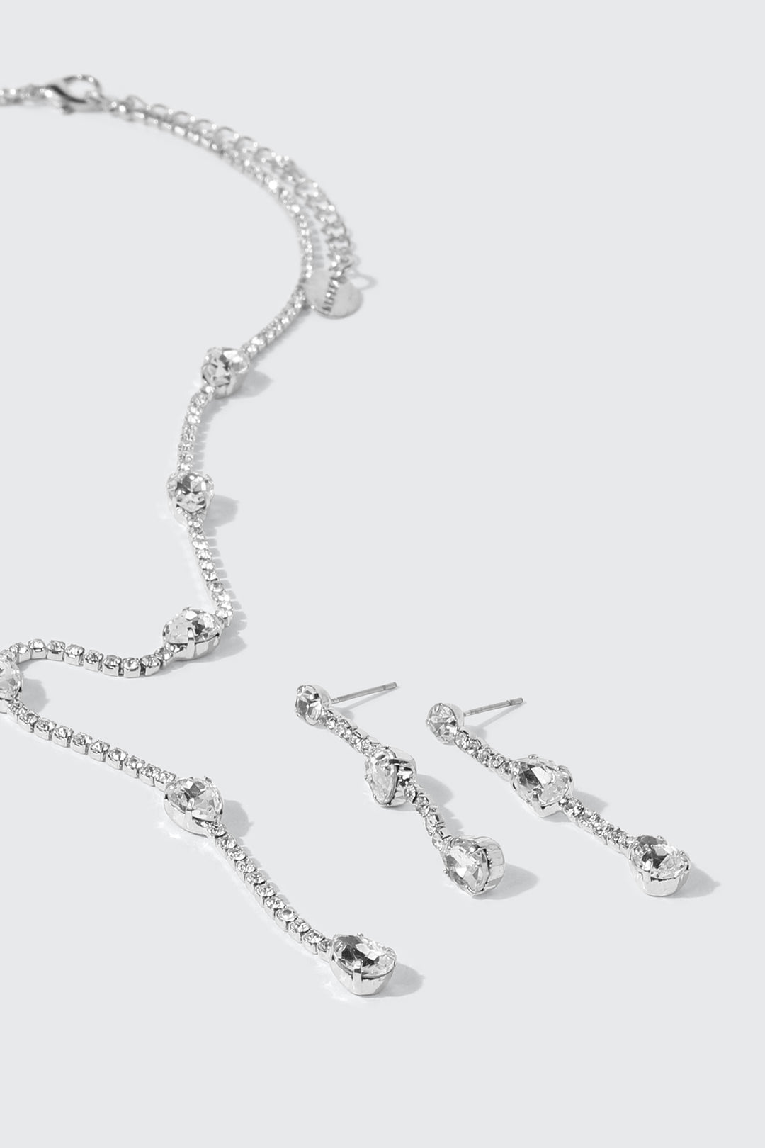 Rhinestone Necklace Set