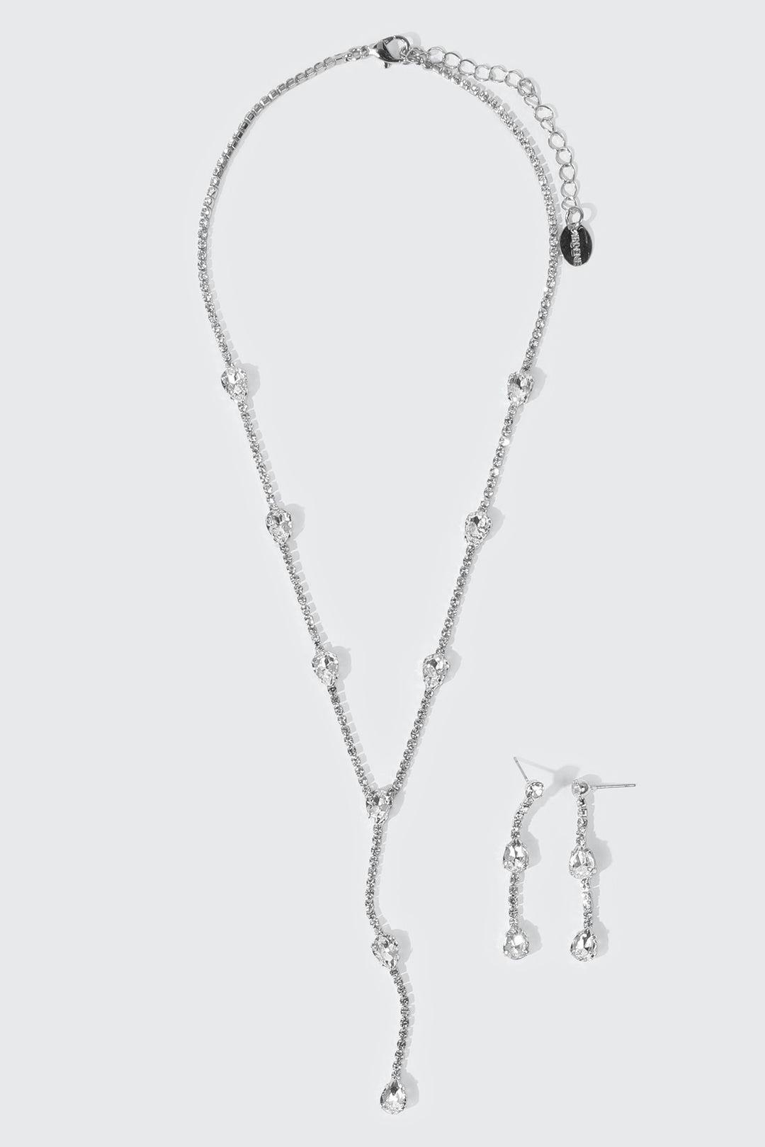 Rhinestone Necklace Set