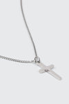 Collier croix en acier inoxydable