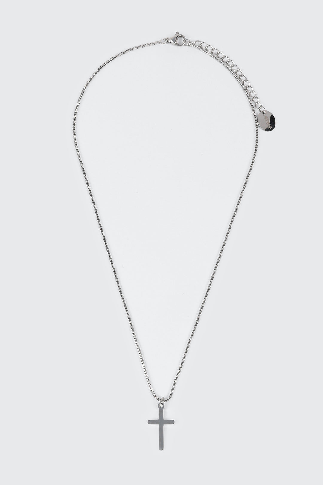 Collier croix en acier inoxydable