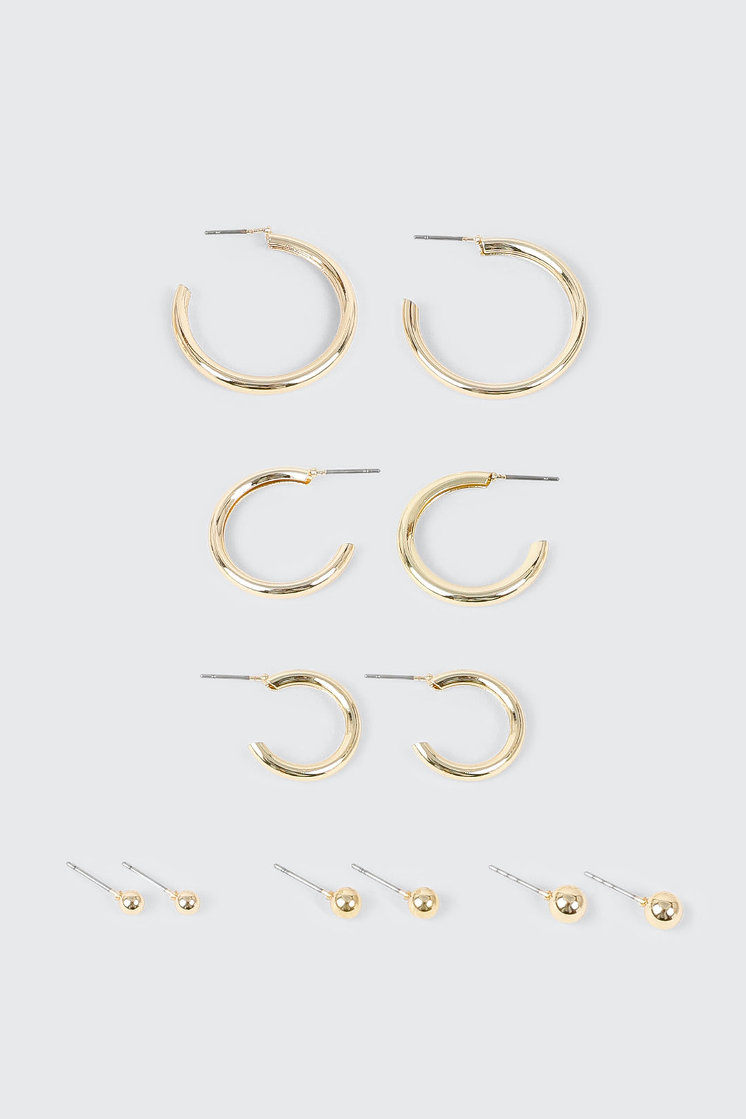 14K Gold Plated Earrings Set