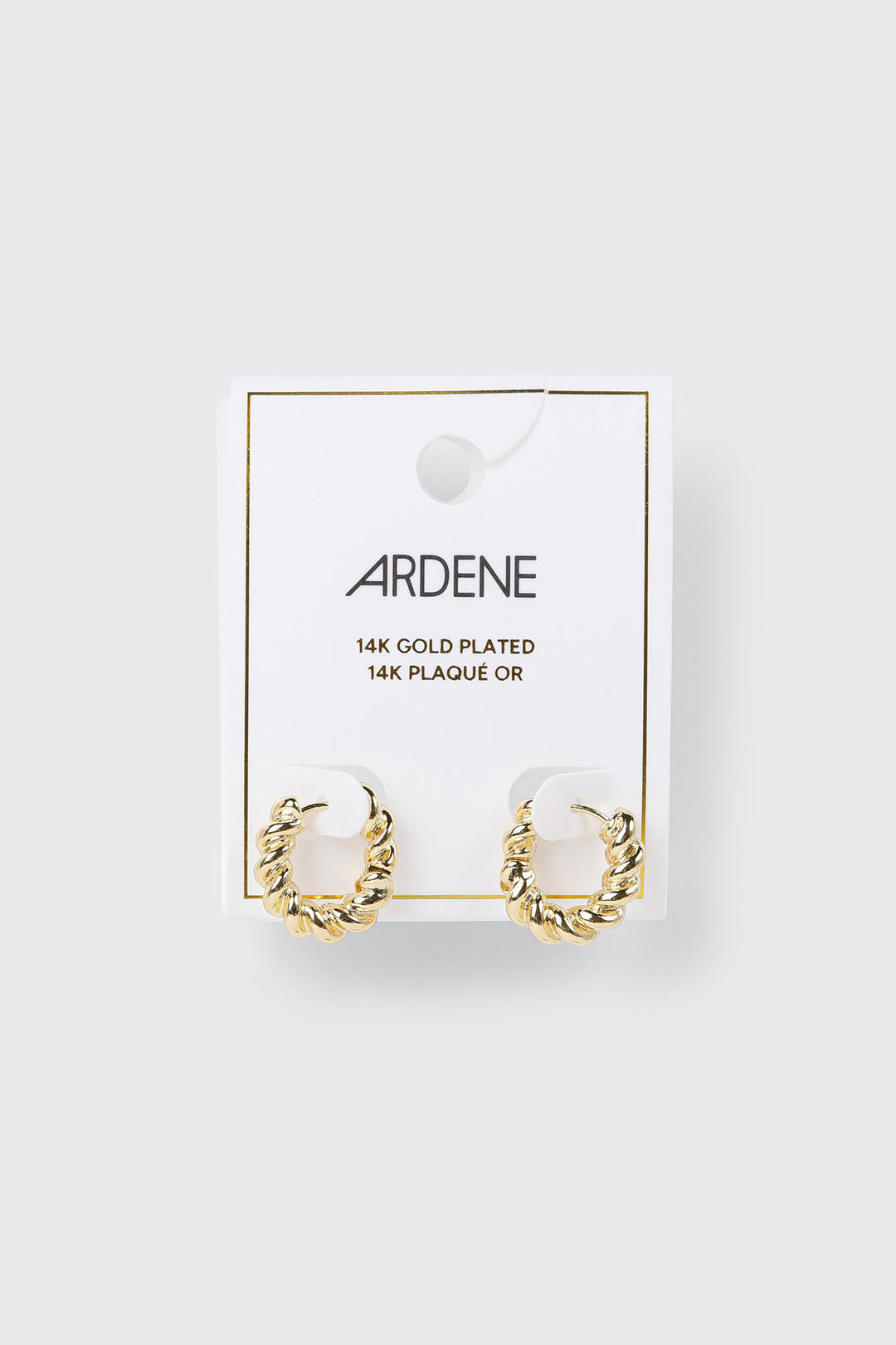 14K Gold Plated Hoop Earrings