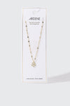 14K Gold Daisy Charm Necklace