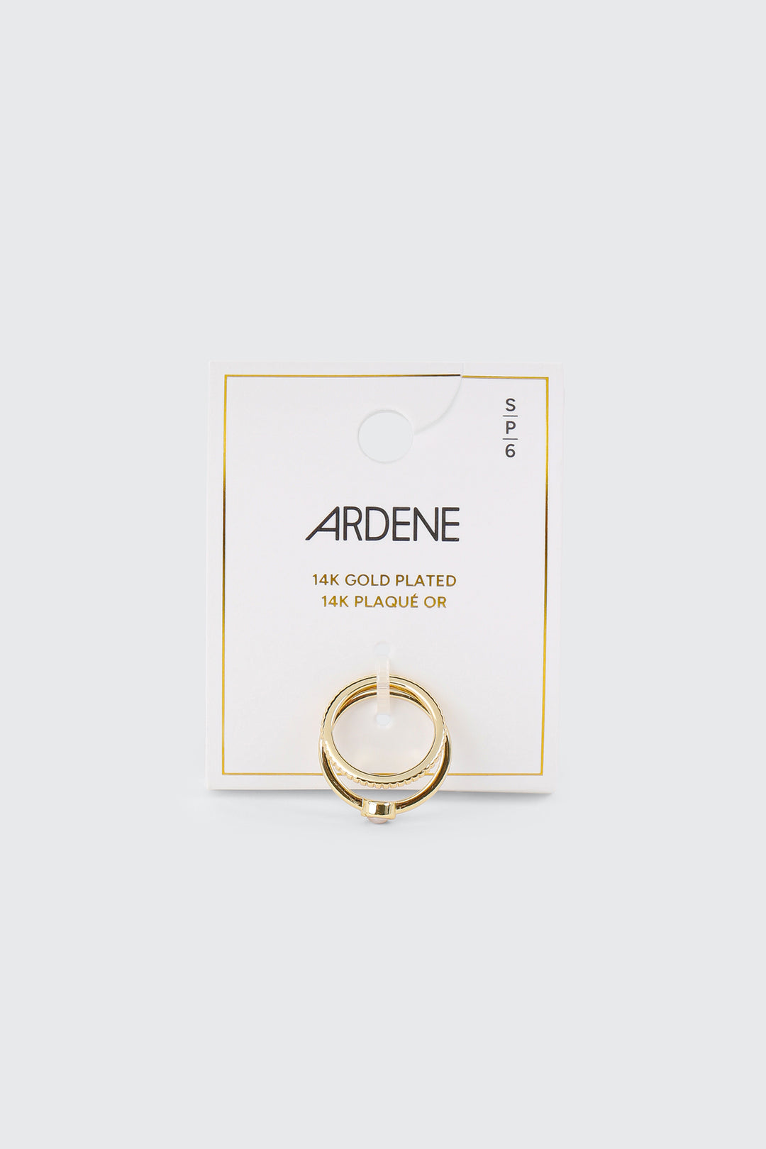 14K Gold Plated Ring Set