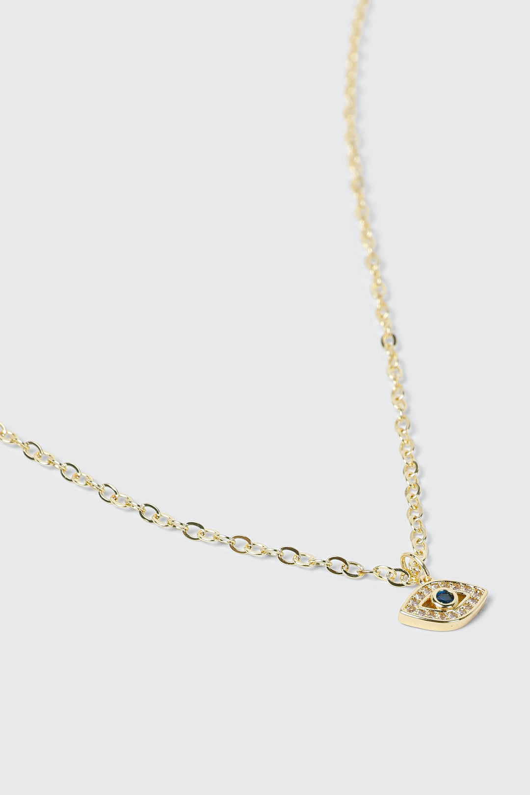 14K Gold Plated Evil Eye Necklace