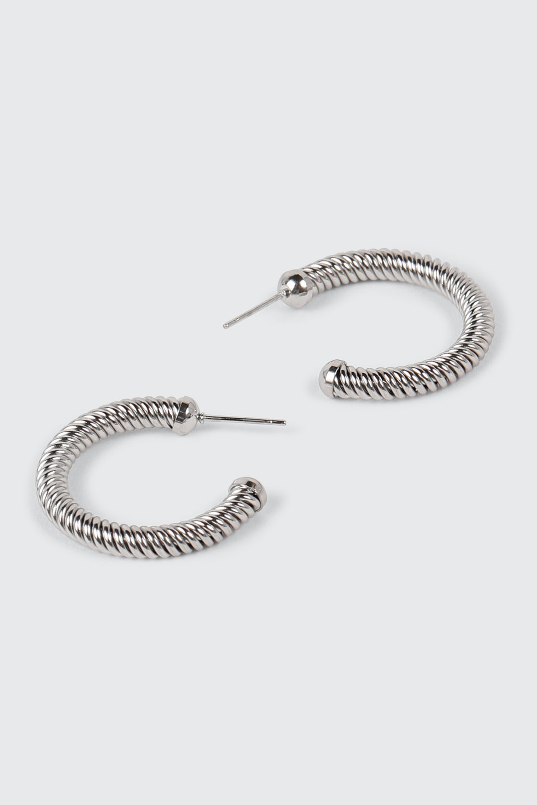 Boucles d'oreilles anneaux en acier inoxydable