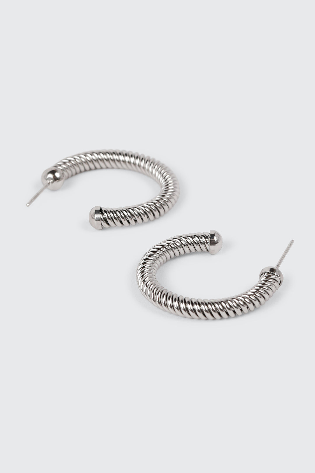 Boucles d'oreilles anneaux en acier inoxydable
