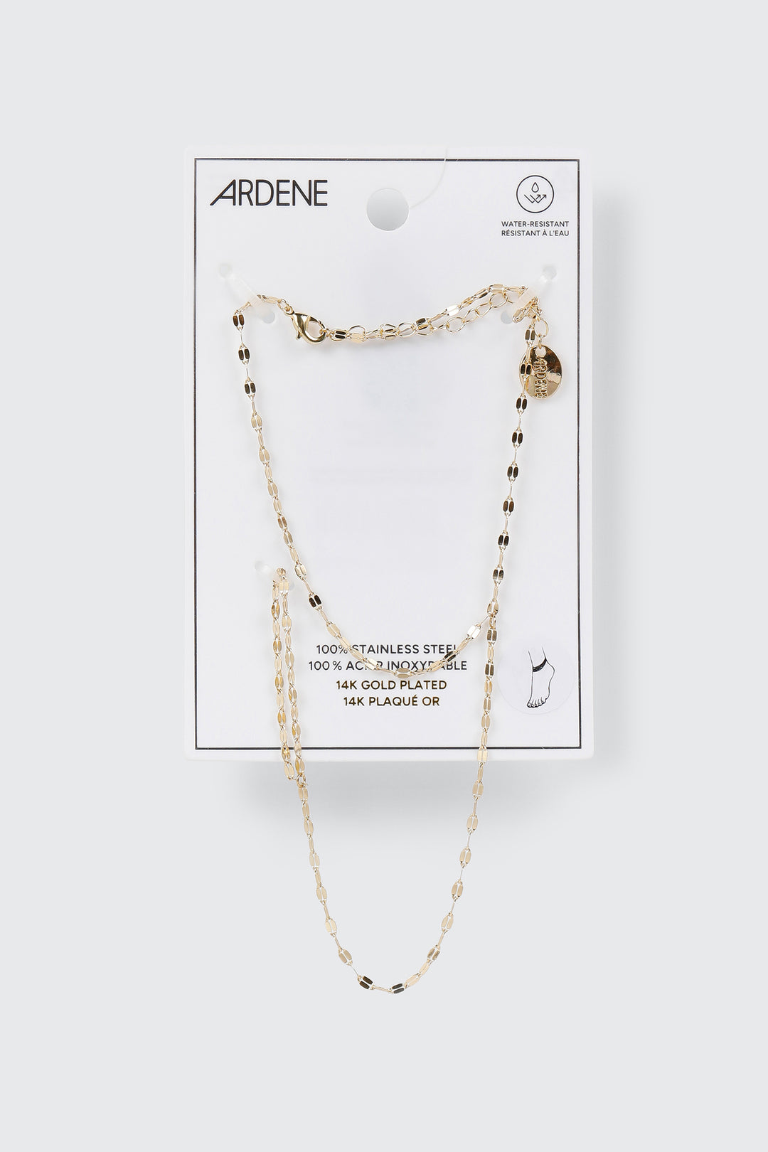 14K Gold Toe Anklet