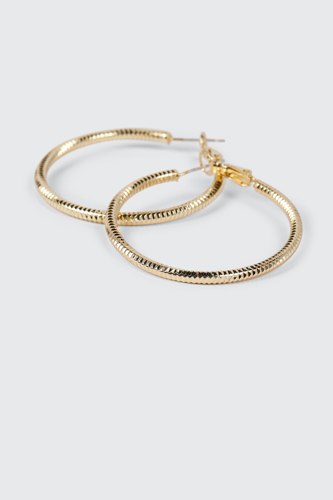 14K Gold Plated Hoop Earrings