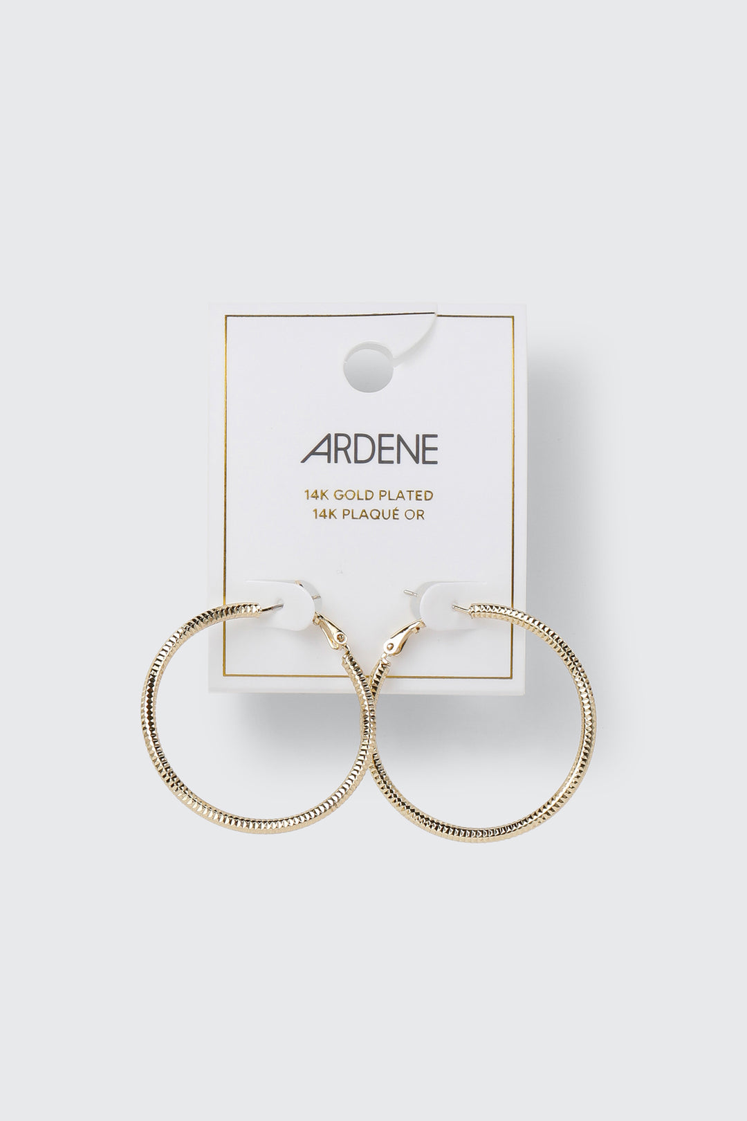 14K Gold Plated Hoop Earrings