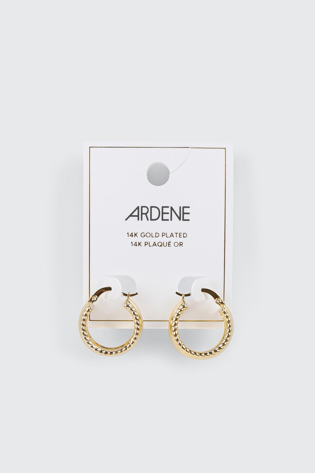 14K Gold Plated Hoop Earrings