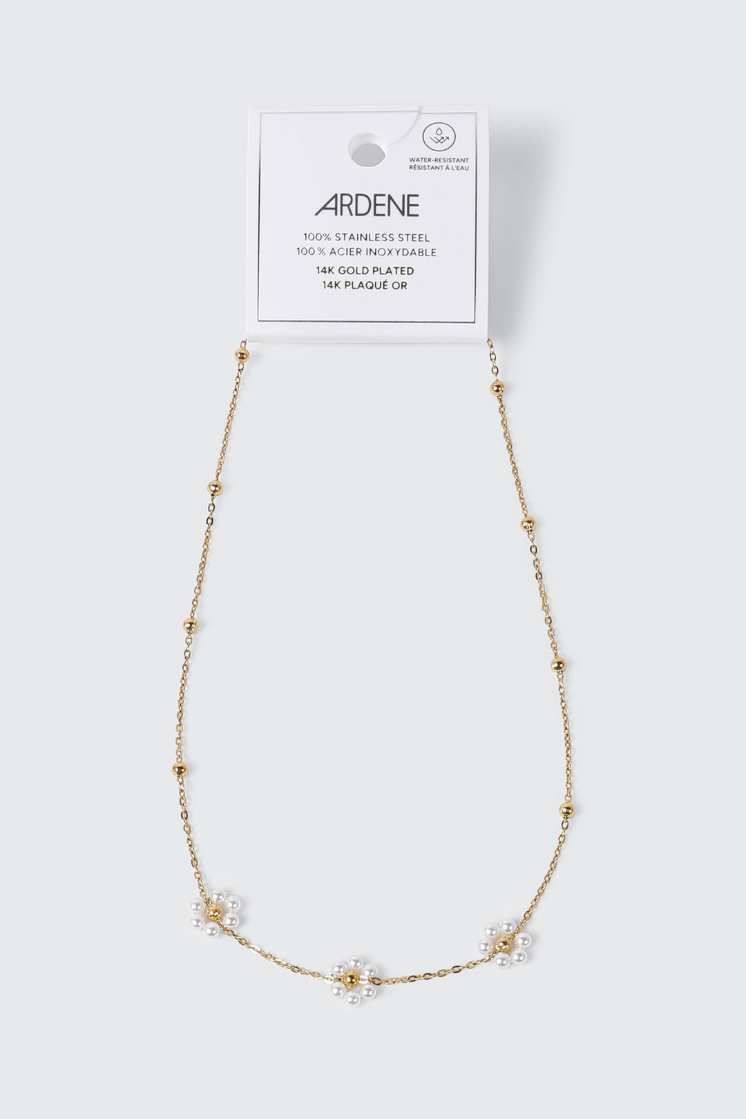 14K Gold Plated Daisy Necklace
