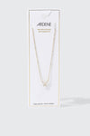Collier pendentif papillon plaqué or 14K