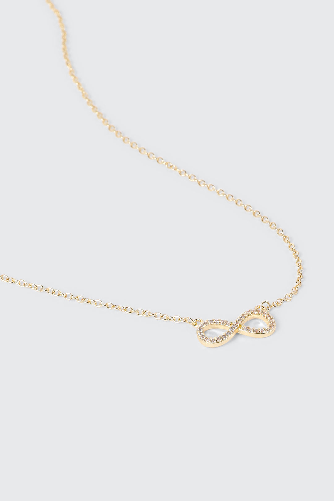 14K Gold Plated Infinity Necklace