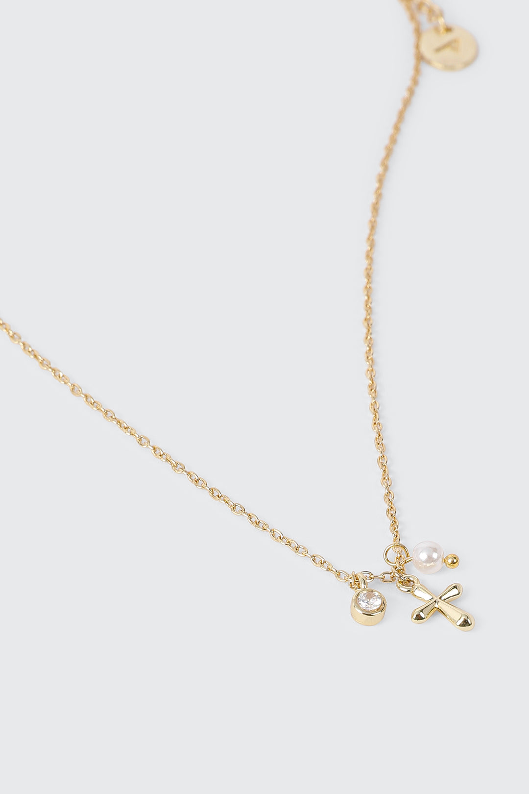 14K Gold-Plated Cross Necklace
