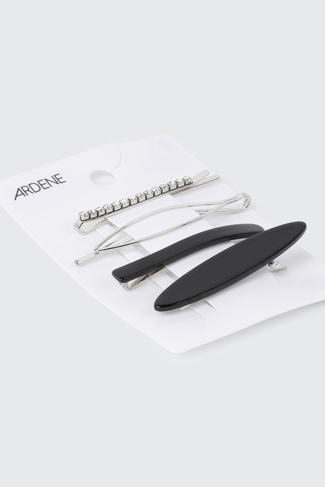 Lot de 4 barrettes à pression à motif écaille de tortue