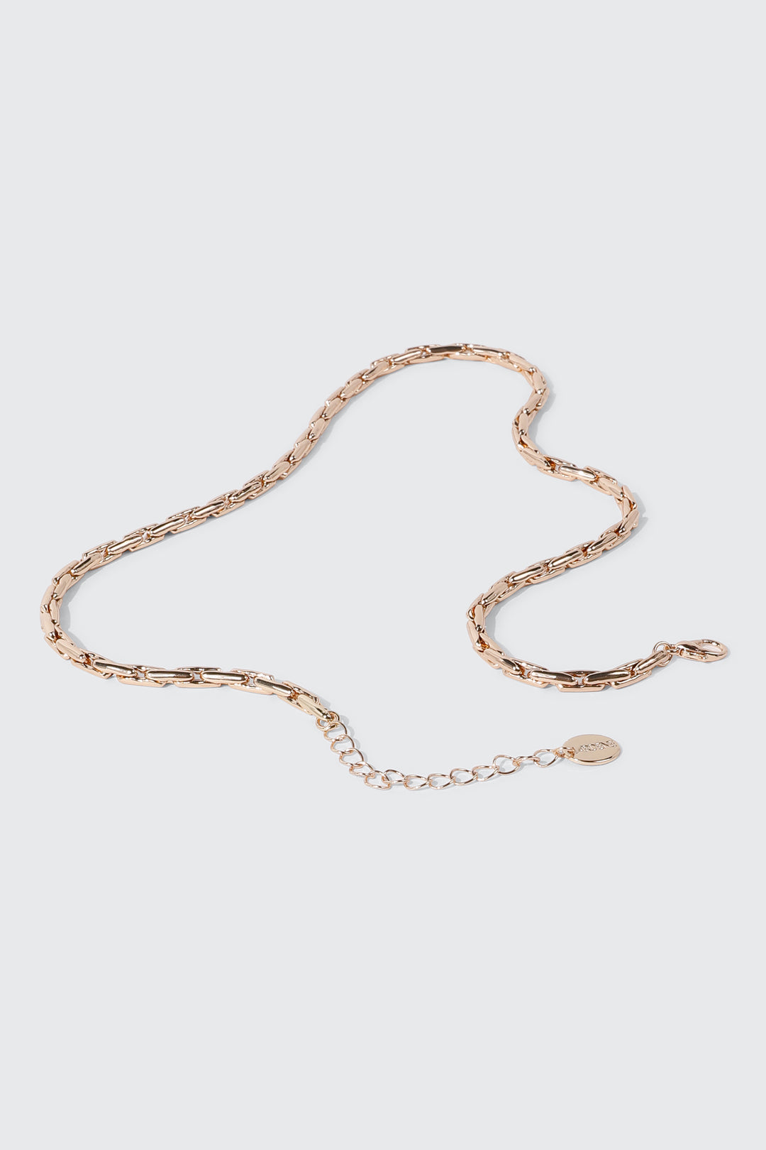 Vintage Rounded Link Necklace