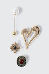 Lot de 4 broches