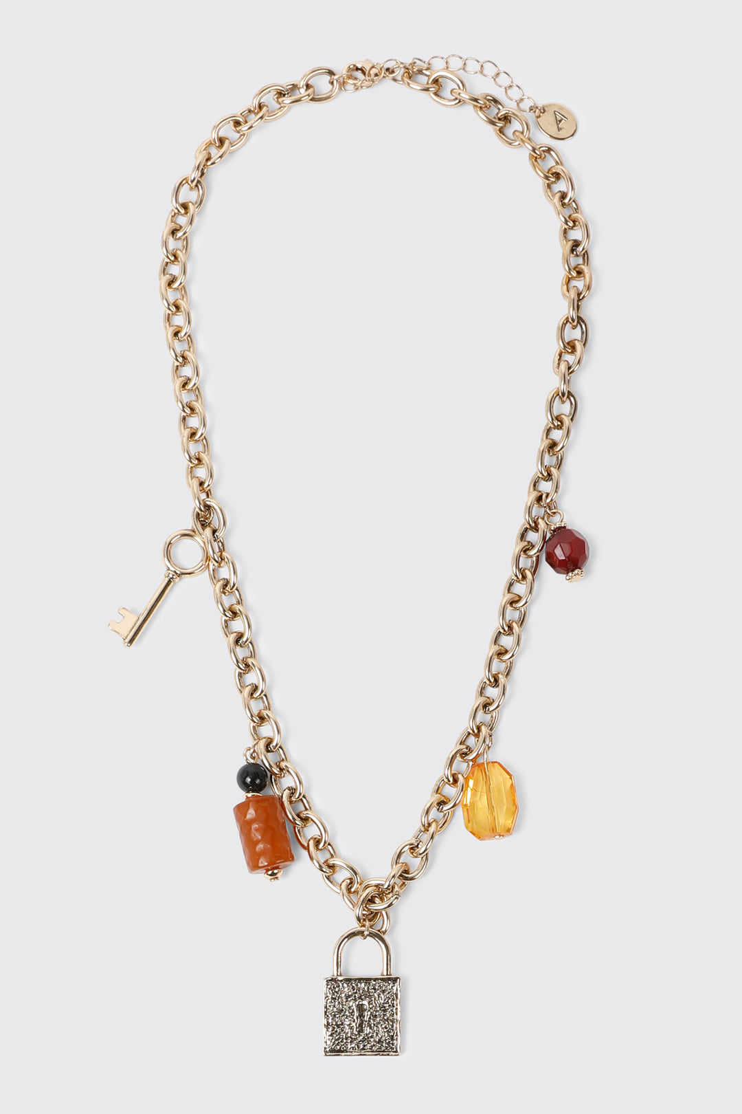 Mixed Charm Chain Necklace