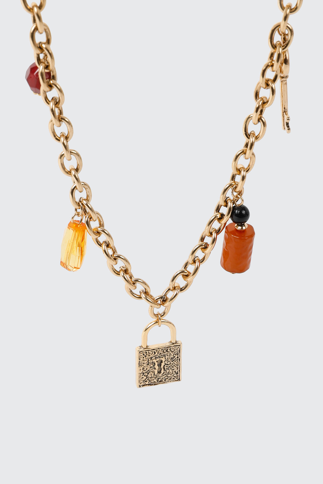 Mixed Charm Chain Necklace
