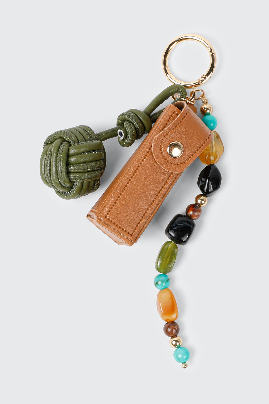 Lip Gloss Holder Charm Keychain