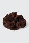 Layered Faux Suede Scrunchie