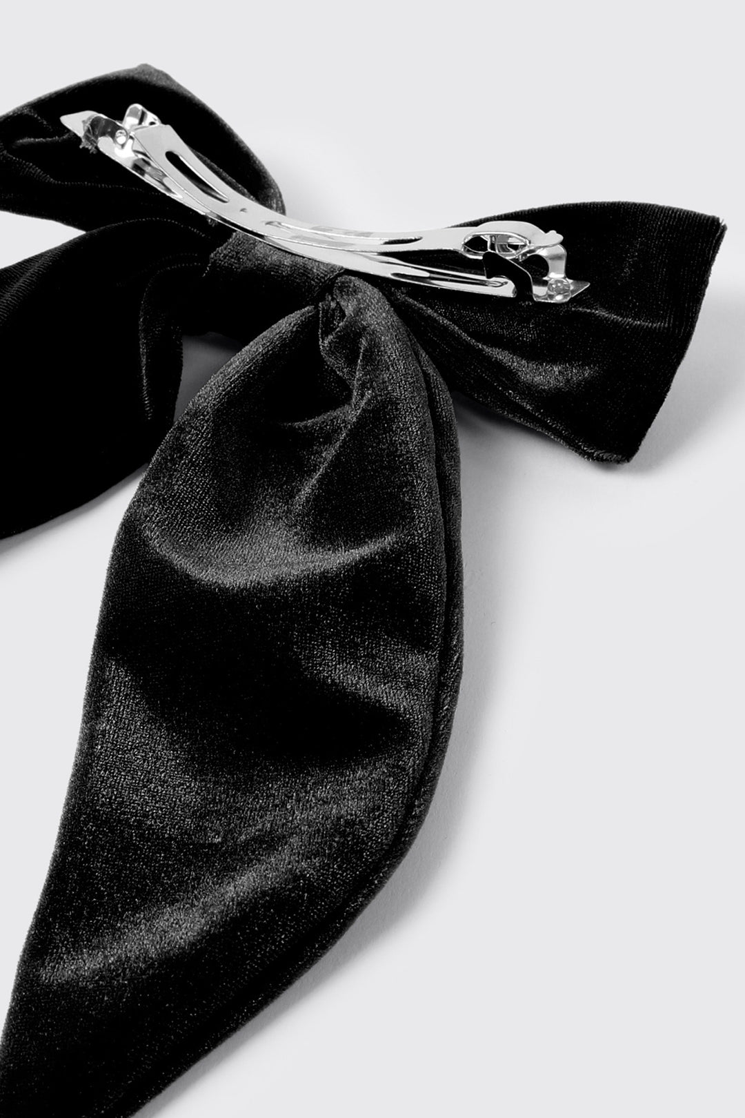 Velvet Bow Barrette