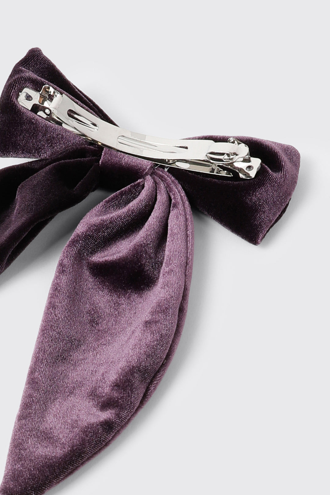 Velvet Bow Barrette