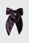 Velvet Bow Barrette