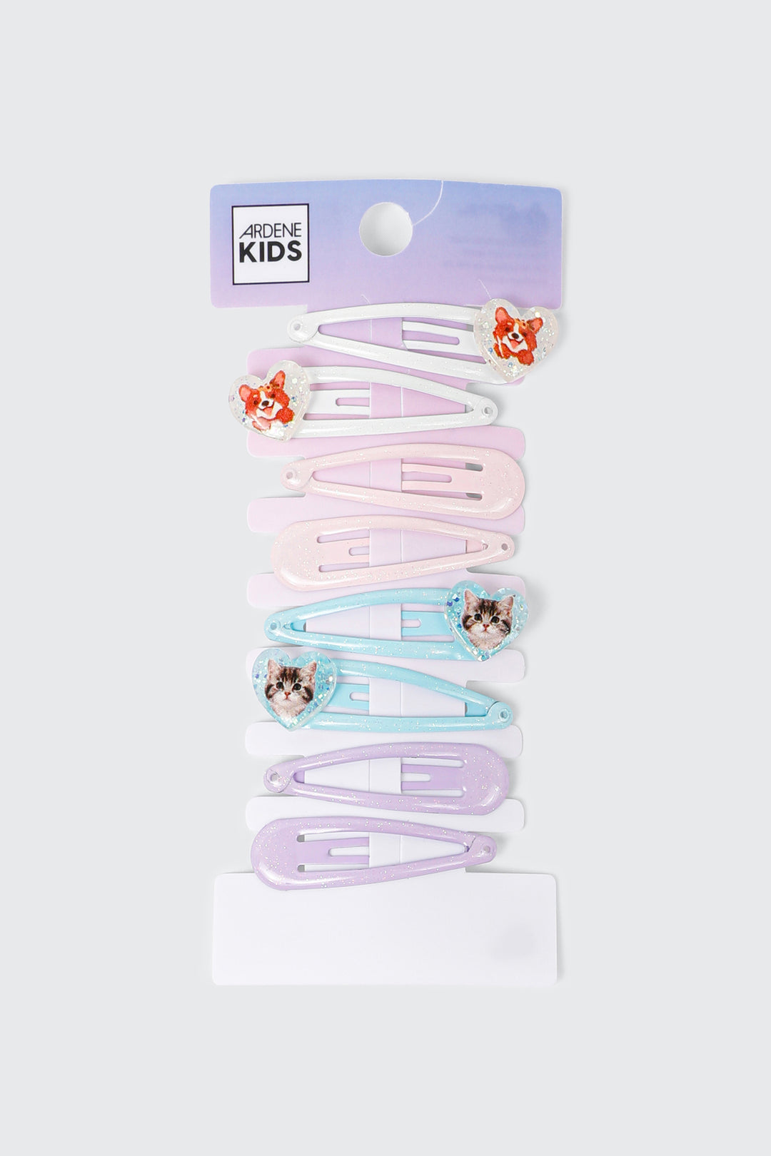 8-Pack Glitter Hair Clips