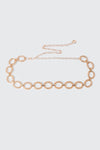 Ceinture chaîne tressée