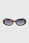 Chunky Oval Frame Sunglasses