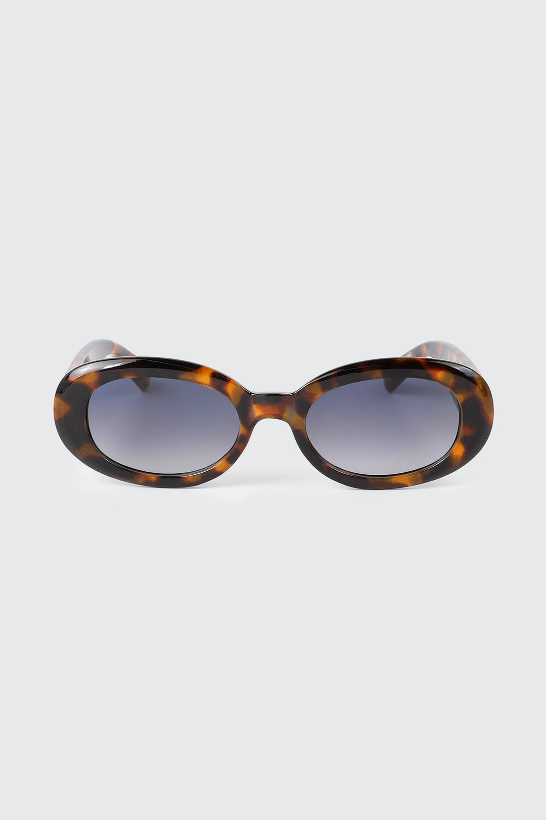 Chunky Oval Frame Sunglasses