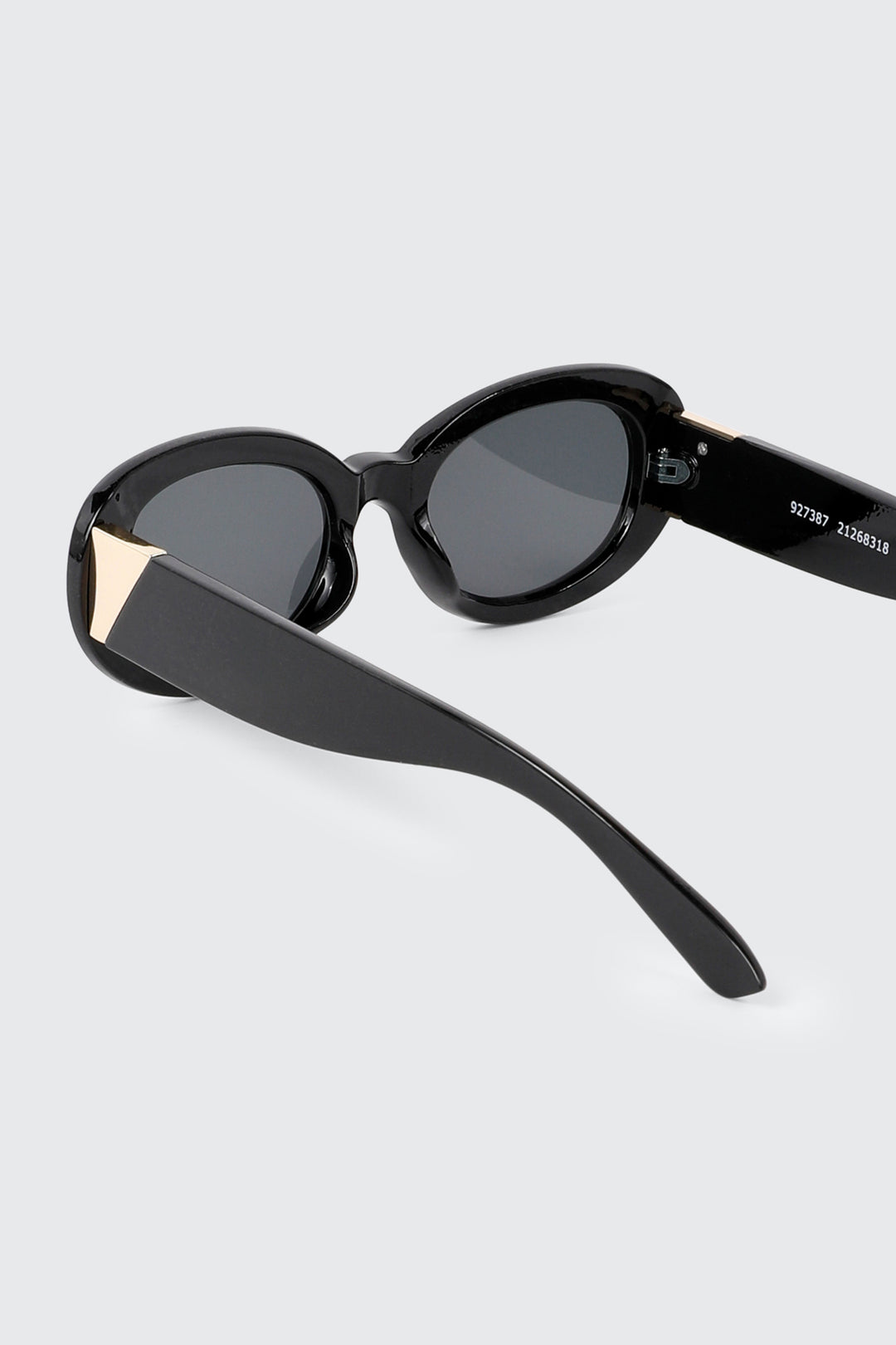 Chunky Oval Frame Sunglasses