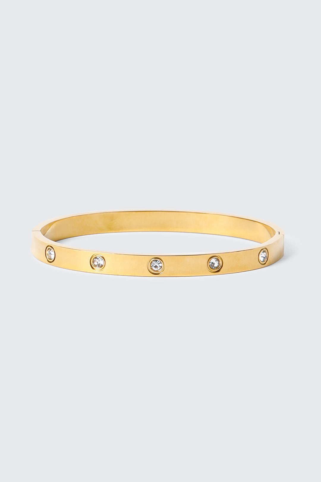 Bracelet jonc à pierres