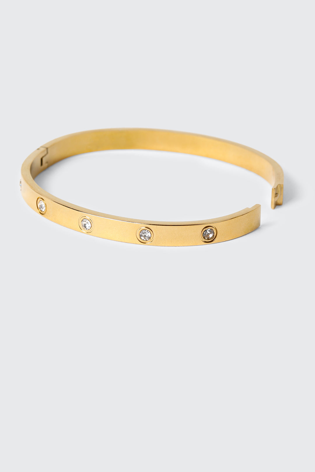 Bracelet jonc à pierres
