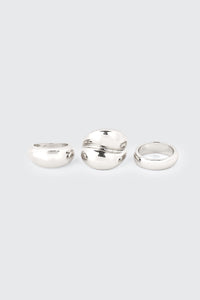 3-Pack Chunky Rings